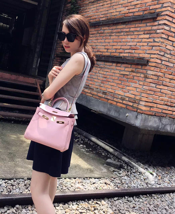 エルメスケリー コピー HERMES ギリーズ 28cm Kelly 内縫 エプソン ローズコンフェッティ