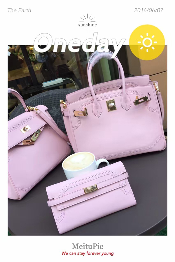 エルメス HERMES Kelly ケリーウォレット/ギリーズGhilliesローズサクラ ゴールド金具