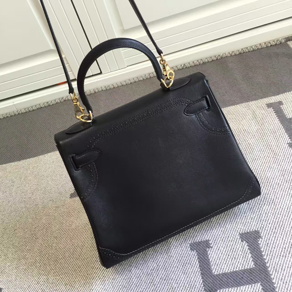 エルメスケリー コピー 28cm HERMES 内縫い パラダイス ハンドバッグ ヴォースイフト レザー Q刻印