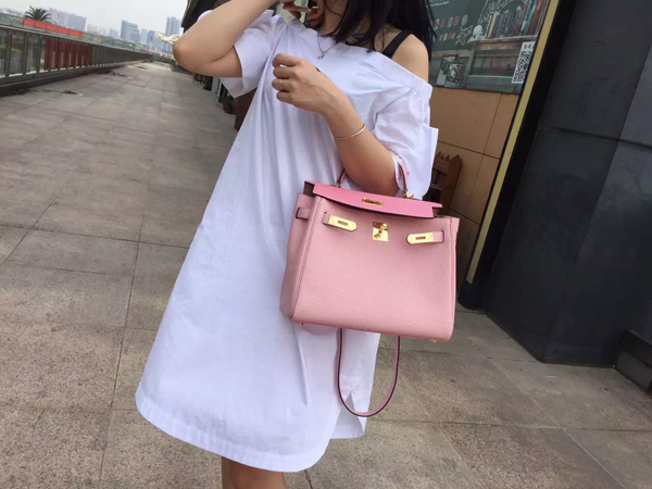 エルメスケリー コピー 28cm HERMES ハンドバッグ トゴ Ｒ刻印 内縫い ゴールド金具