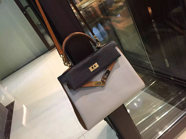 エルメスケリー コピー 28cm HERMES ハンドバッグ トゴ　Ｒ刻印　内縫い
