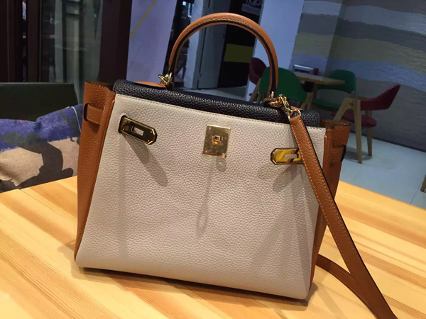 エルメスケリー コピー 32cm HERMES ハンドバッグ トゴ　Ｒ刻印　内縫い