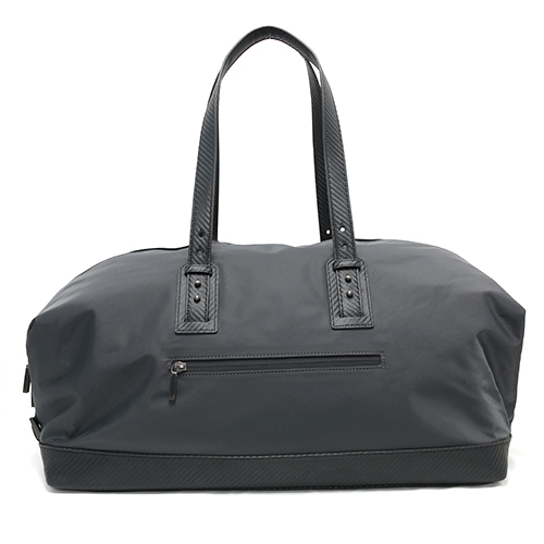 ダンヒル dunhill クラシック スーパーライト ナイロン＆カーフレザー ボストンバッグ ダークグレー L3N120A