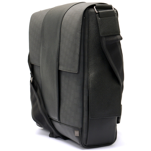 ダンヒル dunhill ショルダーバッグ ディーエイト 【D-8】 グレー＆ブラック L3LZ60Z