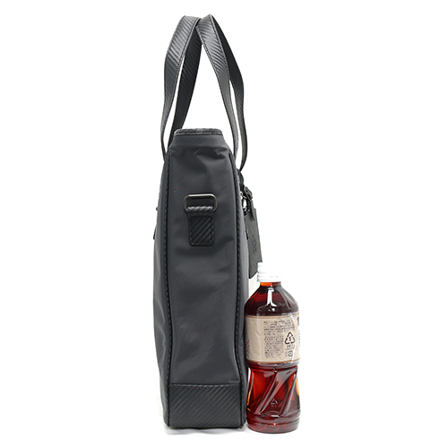 ダンヒル dunhill クラシック スーパーライト ナイロン＆カーフレザー トートバッグ ダークグレー L3N187A