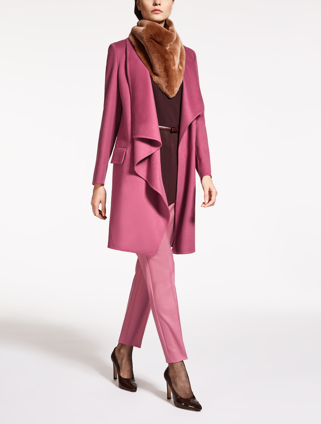 マックスマーラ【Max Mara】国内未入荷★色が素敵な（Fuchsia）コート