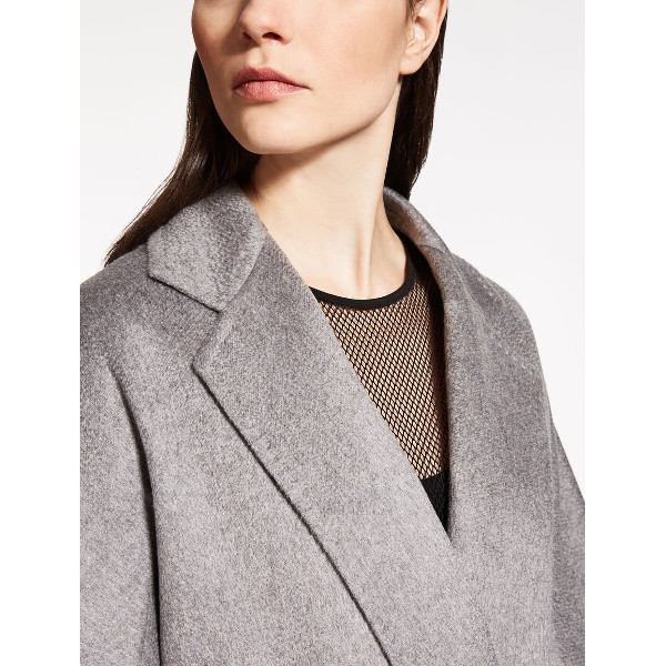 マックスマーラ【Max Mara】LABBRO ピュアカシミヤ ダブルフェイスコート*Grigi