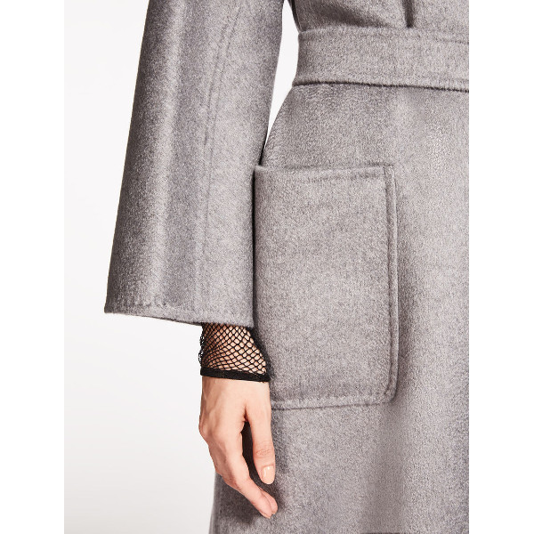 マックスマーラ【Max Mara】LABBRO ピュアカシミヤ ダブルフェイスコート*Grigi