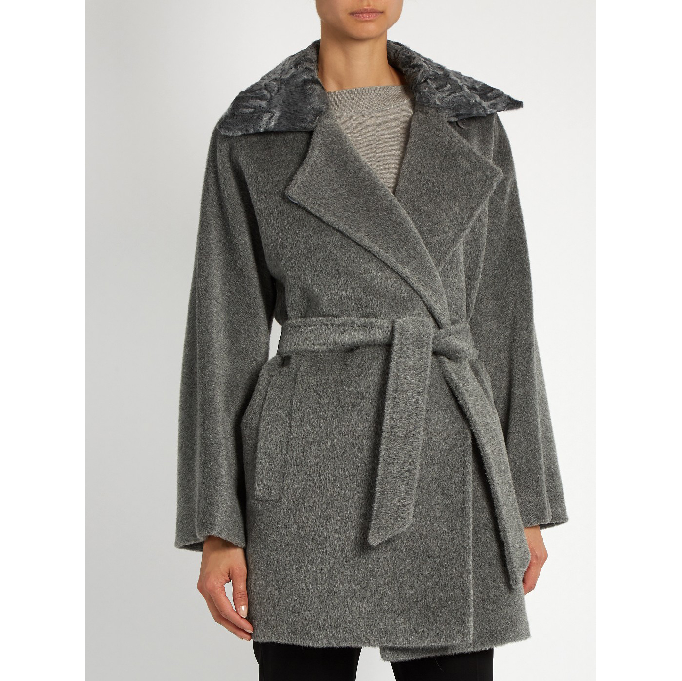 16AW 新作 マックスマーラ【Max Mara】アルパカウールコート DEMIEN