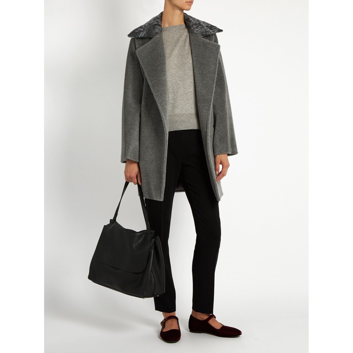 16AW 新作 マックスマーラ【Max Mara】アルパカウールコート DEMIEN