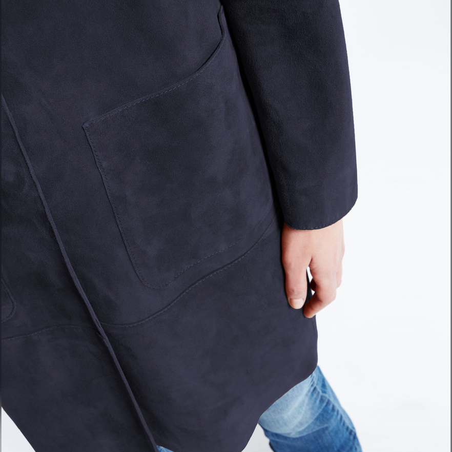 マックスマーラ【Max Mara】2016AW ゴートスエードコート　CAMBIO