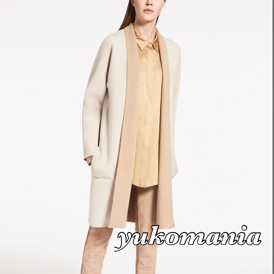 25
マックスマーラ【Max Mara】2016AW ウールカシミヤニットコート　EGIZIO