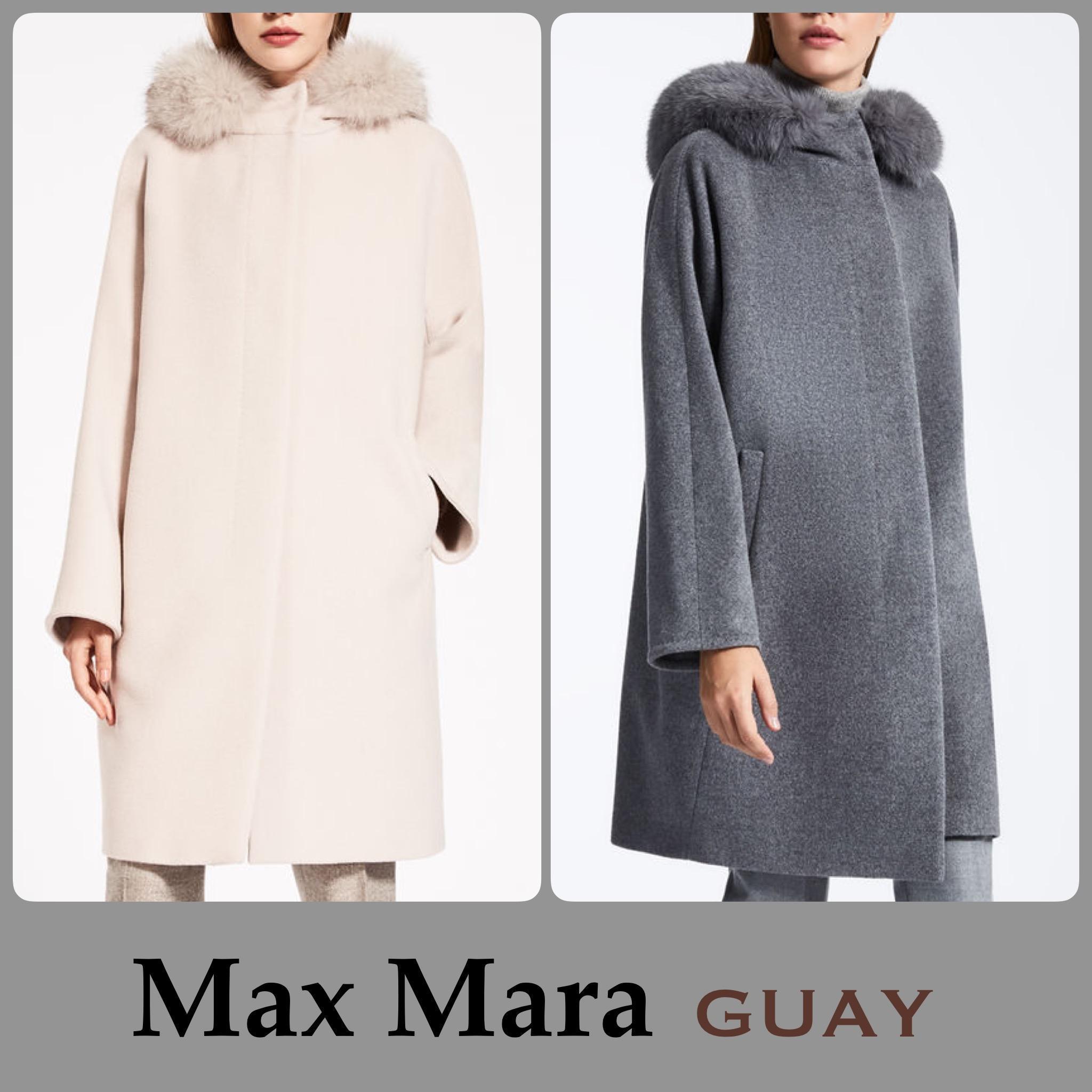 ☆人気！マックスマーラ【Max Mara】ファー付き☆ETRA☆ベーシック☆