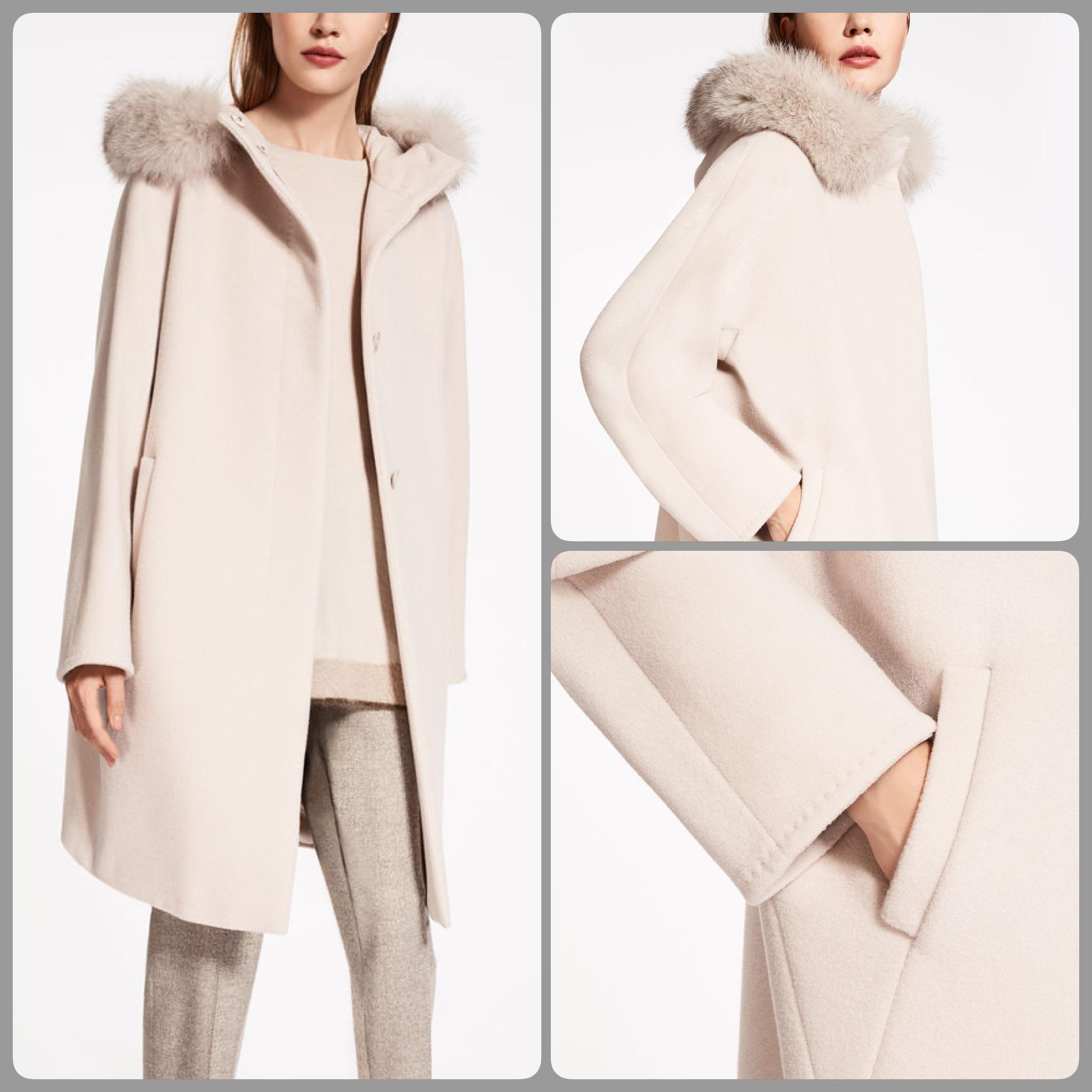 ☆人気！マックスマーラ【Max Mara】ファー付き☆ETRA☆ベーシック☆