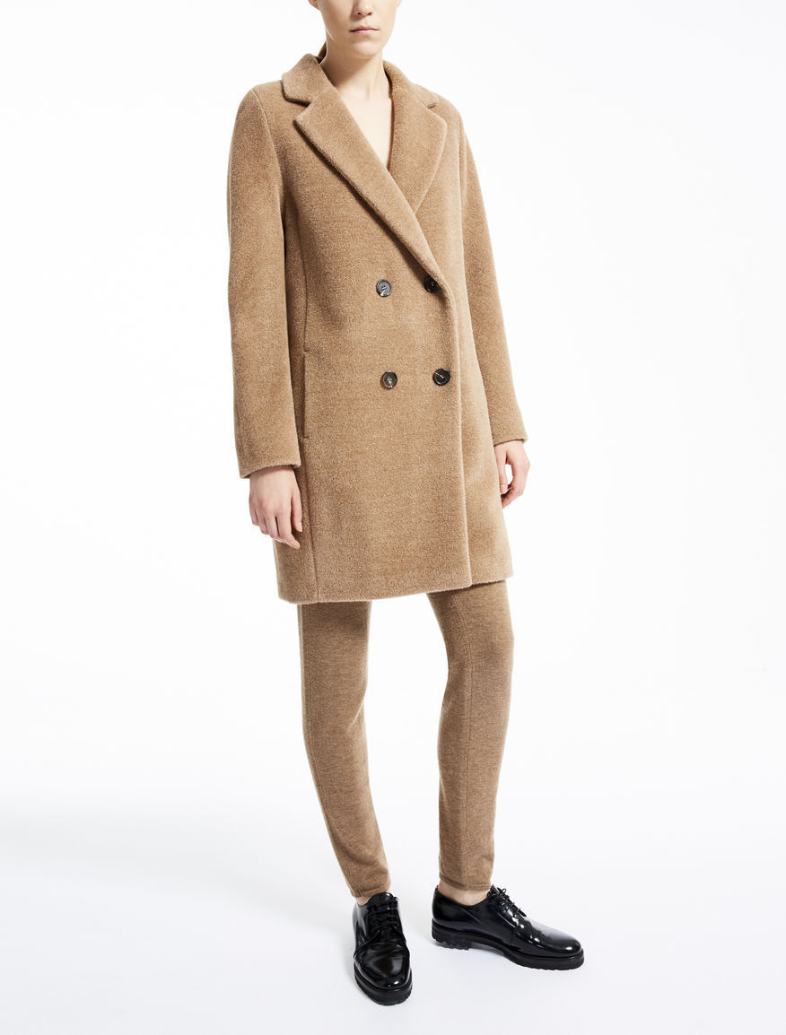【国内未入荷】マックスマーラ【Max Mara】アルパカ ウールコート（キャメル）