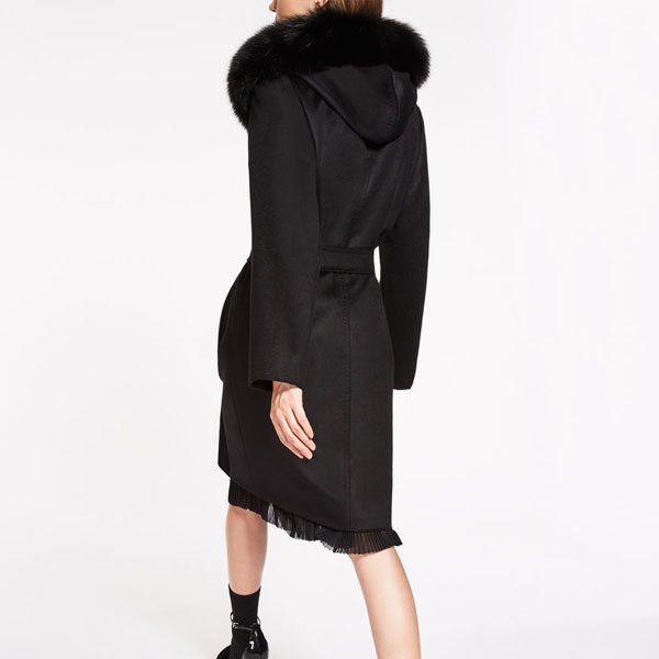 マックスマーラ【Max Mara】MANGO FOXファー ウールコート