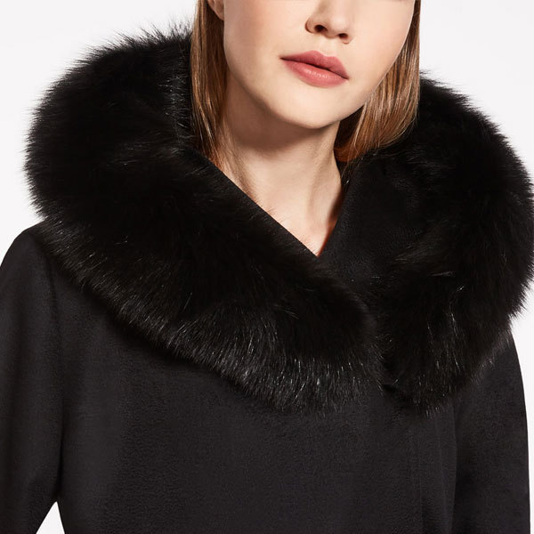 マックスマーラ【Max Mara】MANGO FOXファー ウールコート