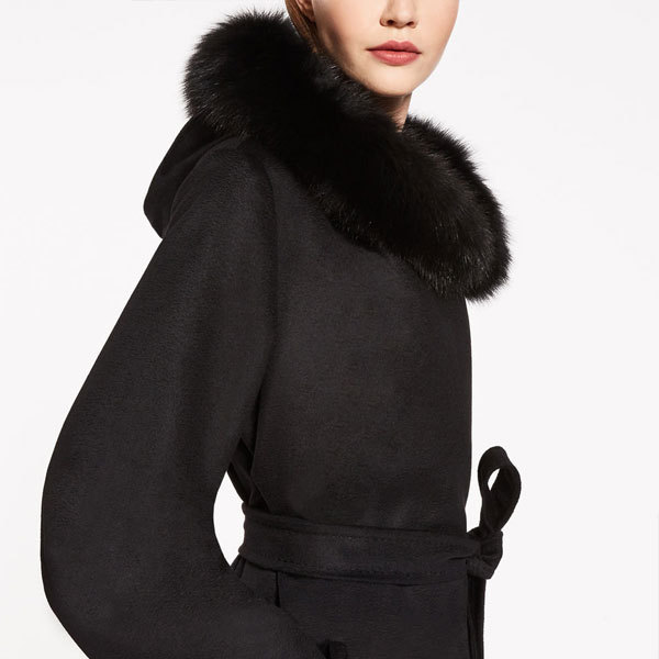 マックスマーラ【Max Mara】MANGO FOXファー ウールコート