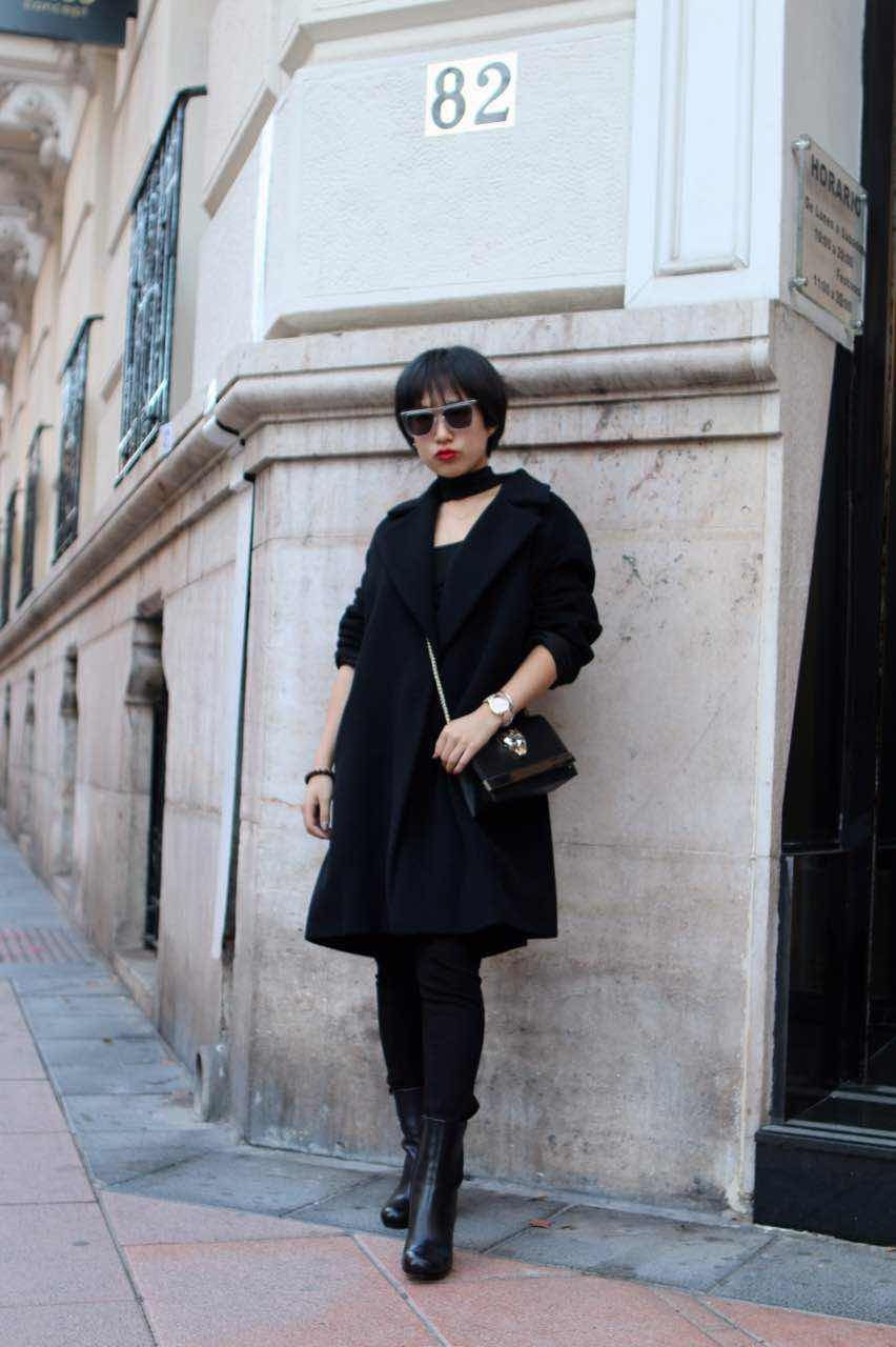★マックスマーラ【Max Mara】studio 現在庫のみアンゴラコートブラック40 AFFARI