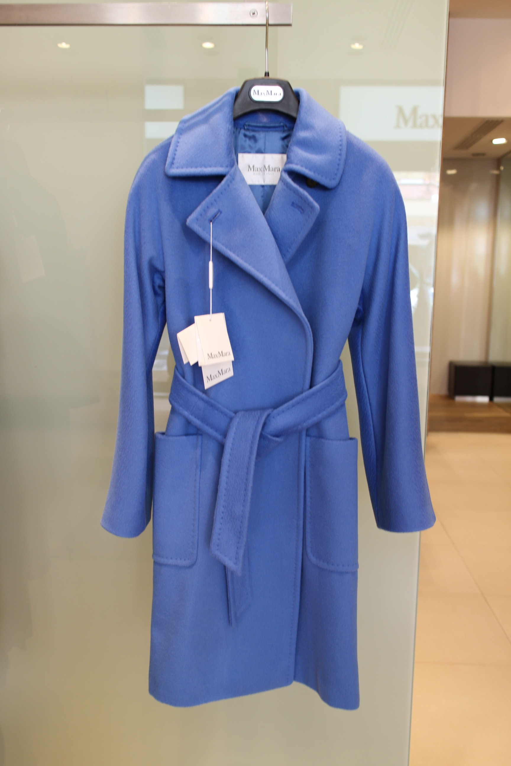 ★LAMPO★マックスマーラ【Max Mara】クラッシックエレガンス!キャメル100%コート