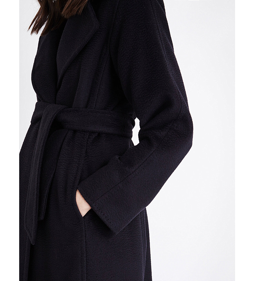 VIP価格マックスマーラ【Max Mara】人気のネイビー◎Manuela camel hair coat