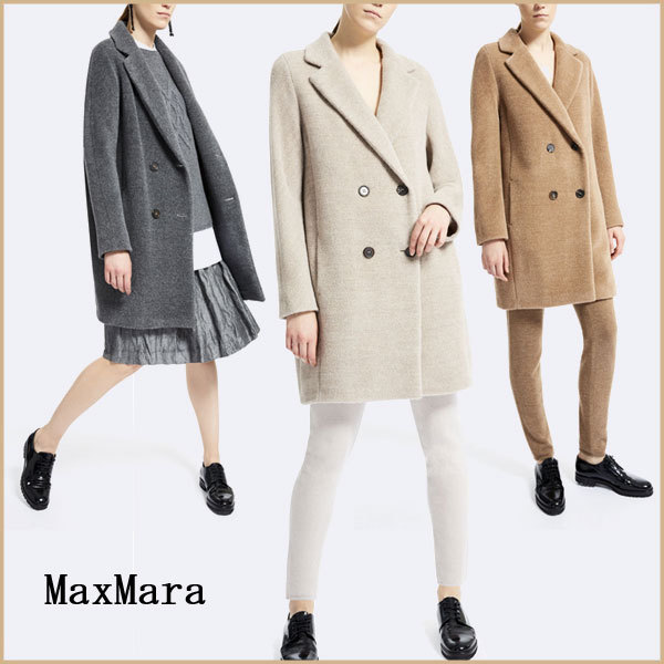 マックスマーラ【Max Mara】 KASTEL アルパカ&ウールコート