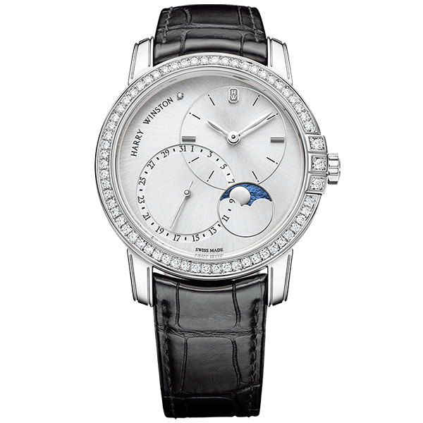 ハリーウィンストンスーパーコピー HARRY WINSTON MIDAMP42WW004 ミッドナイトデイト ムーンフェイズ オートマティック 42mm