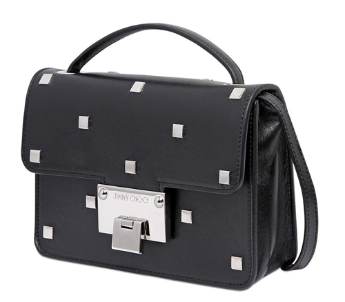 Jimmy Chooジミーチュウ スーパーコピー*新作*REBELスクエアスタッズレザーBAG