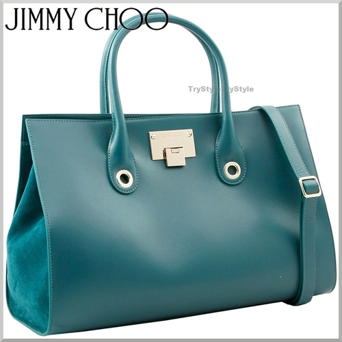 2015-16AW★Jimmy Chooジミーチュウ スーパーコピー ショルダー トート バッグ RILEY