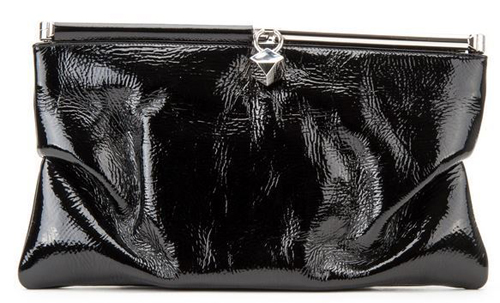 Jimmy Chooジミーチュウ スーパーコピー【CADENCE】Square Studs Patent Clutch Bag
