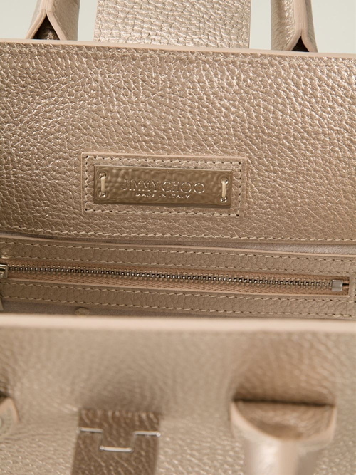 2015新作☆関税送料込☆JIMMYCHOO☆ジミーチュウ スーパーコピー Riley トート　Gold tone