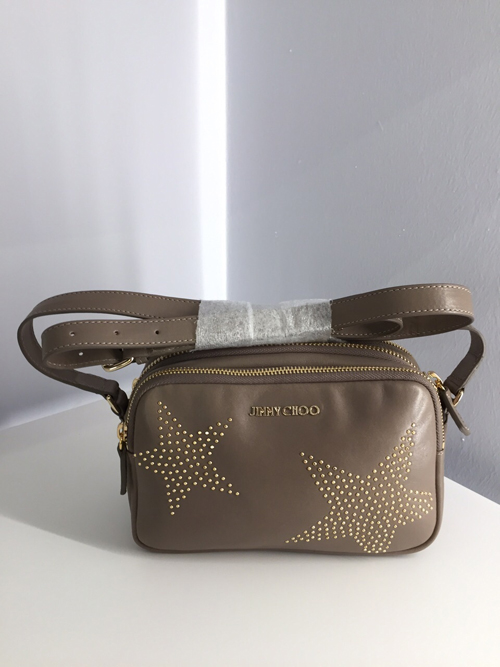 JIMMY CHOO ジミーチュウ スーパーコピー ショルダーバッグ スタッズ MUSK/GOLD