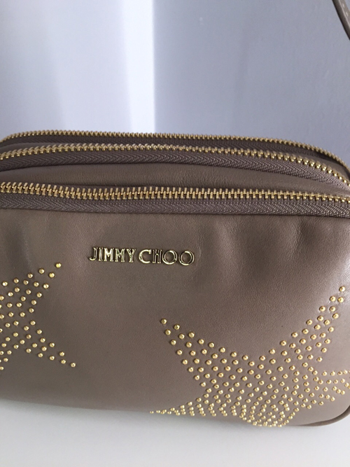JIMMY CHOO ジミーチュウ スーパーコピー ショルダーバッグ スタッズ MUSK/GOLD