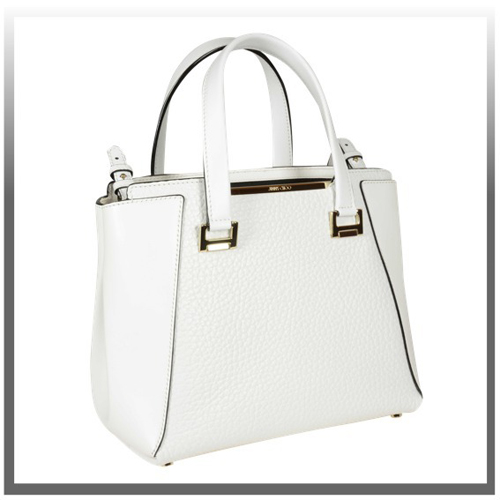 ★関税送料込★jimmy chooジミーチュウ スーパーコピー ALFIE WHITE BAG アルフィホワイト☆