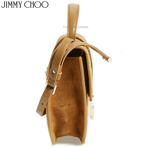 2015-16AW★Jimmy Choo ジミーチュウ スーパーコピー スエード ショルダー ハンドバッグ REBEL