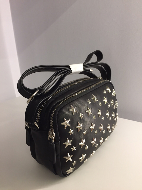 JIMMY CHOO ジミーチュウ スーパーコピー ショルダーバッグ ブラック/スタッズ