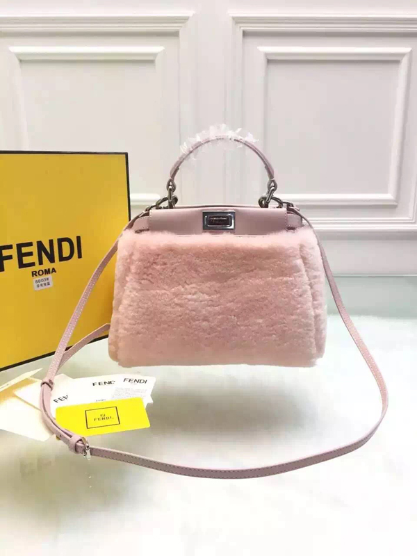2015秋冬最新作 FENDI(フェンディ スーパーコピー)★ミニ PEEKABOO ハンドバッグ 8BN244_5AY_F065J