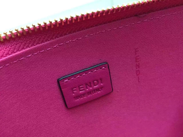 2015新作！FENDI フェンディ スーパーコピー ☆iPadも入る！ファー付 モンスタークラッチバッグ