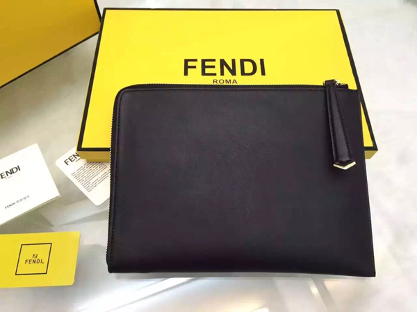 2015新作 FENDI フェンディ スーパーコピー キュートなモンスター クラッチバッグ ブラック