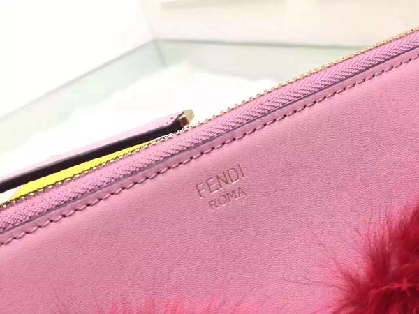2016-17AW FENDI フェンディ スーパーコピー ファーモンスター　レザークラッチ
