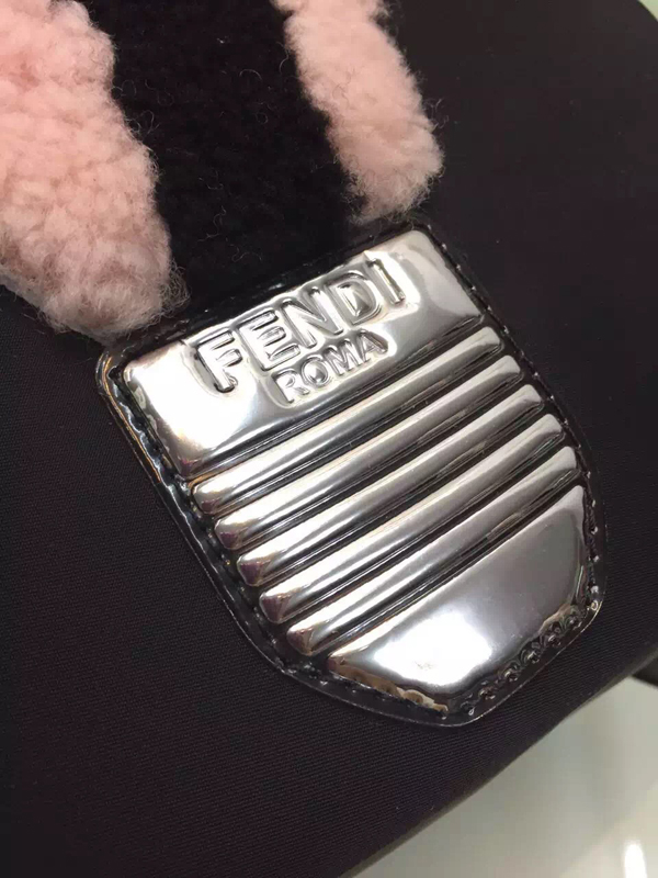 2016AW ◇FENDI フェンディ スーパーコピー【8BZ038_68N_F0786】ZAINO STONDATO NYLON+SHEEP 8BZ038_68N_F0786
