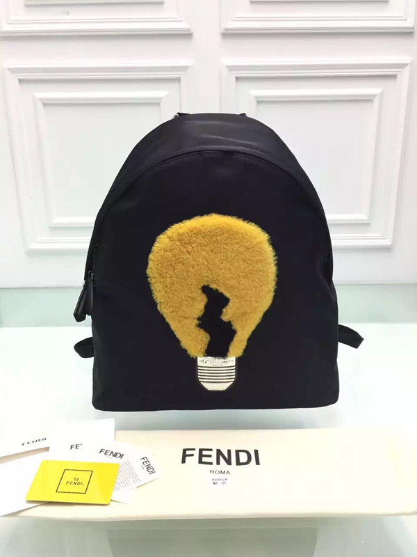 2016AW ◇FENDI フェンディ スーパーコピー【7VZ016 52E】ZAINO STONDATO NYLON+SHEEP