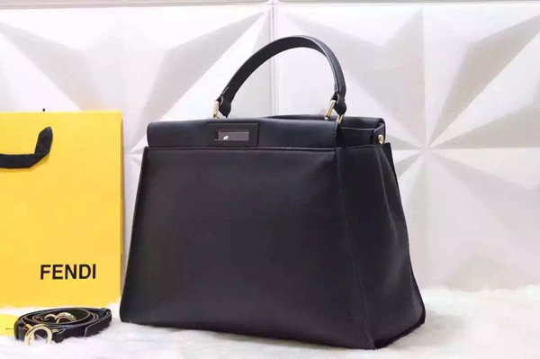 2016-17AW FENDI フェンディ スーパーコピー　ピーカブー ラージ PEEKABOO ブラック 8BN2103ZNF0KUR