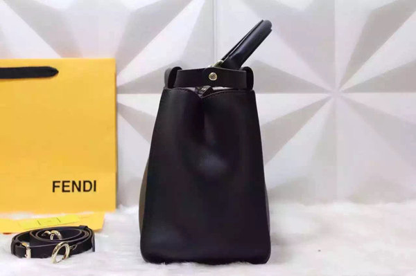 2016-17AW FENDI フェンディ スーパーコピー　ピーカブー ラージ PEEKABOO ブラック 8BN2103ZNF0KUR