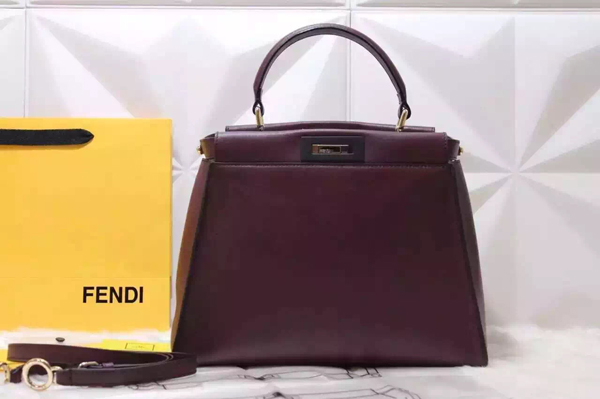 2016-17AW FENDI フェンディ スーパーコピー★新作PEEKABOO レザーハンドバッグ