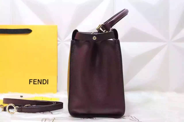 2016-17AW FENDI フェンディ スーパーコピー★新作PEEKABOO レザーハンドバッグ