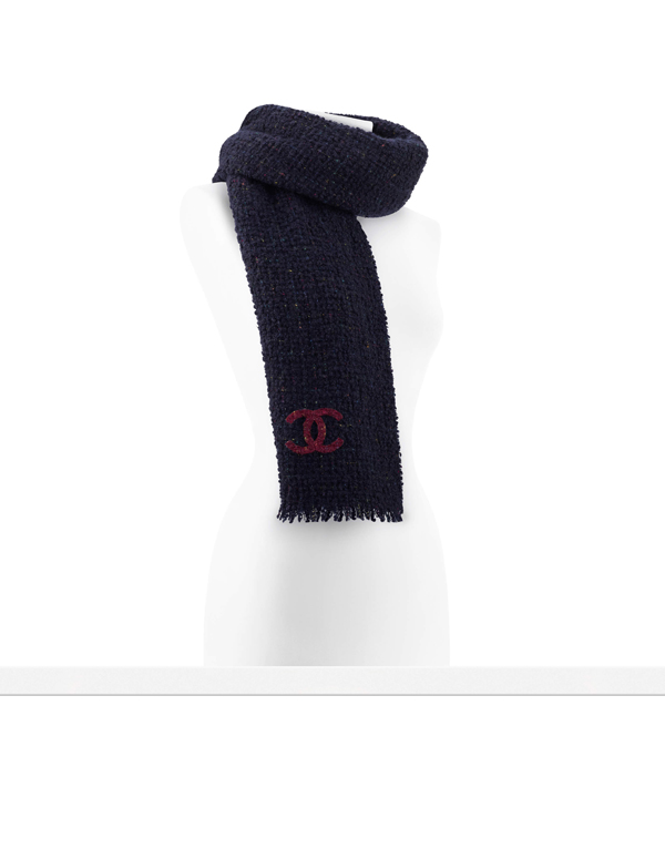 シャネル【CHANEL】新作☆CCロゴ×レディライクカラー ストール☆Chanel*Etole