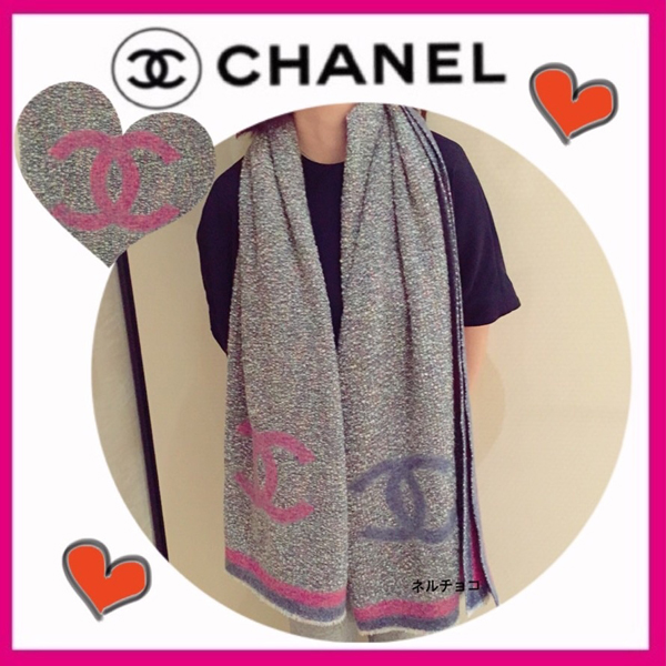 シャネル【CHANEL】《新作限定♪めちゃ可愛♡》あったかストール