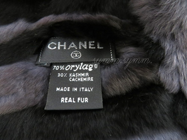 【即納】希少シャネル【CHANEL】オリラグファーマフラー★限定１点