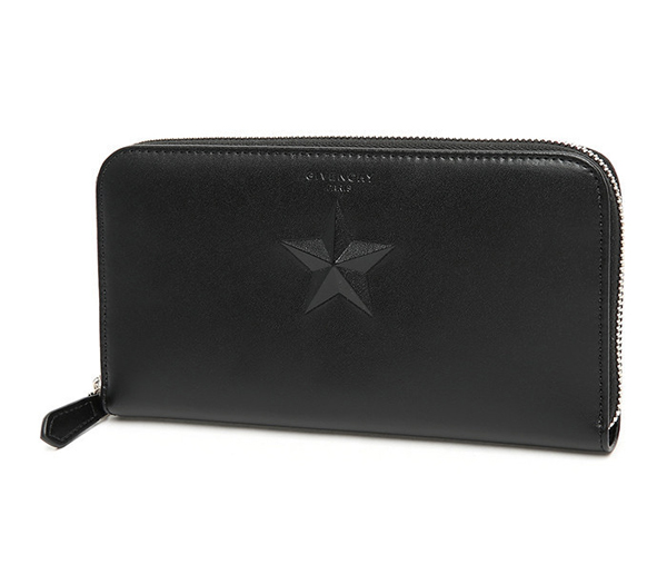 GIVENCHY 16SS PANDORA ジバンシィ財布スーパーコピー スターポイント ファスナー長財布_BLACK BC06276704 001